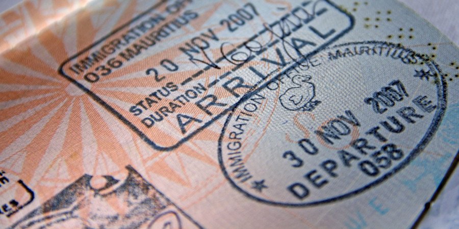 Souvenir di Mauritius: timbri sul passaporto